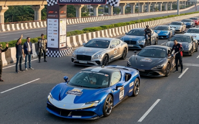 Cross-state Rally organised by MOTOGARH Club India