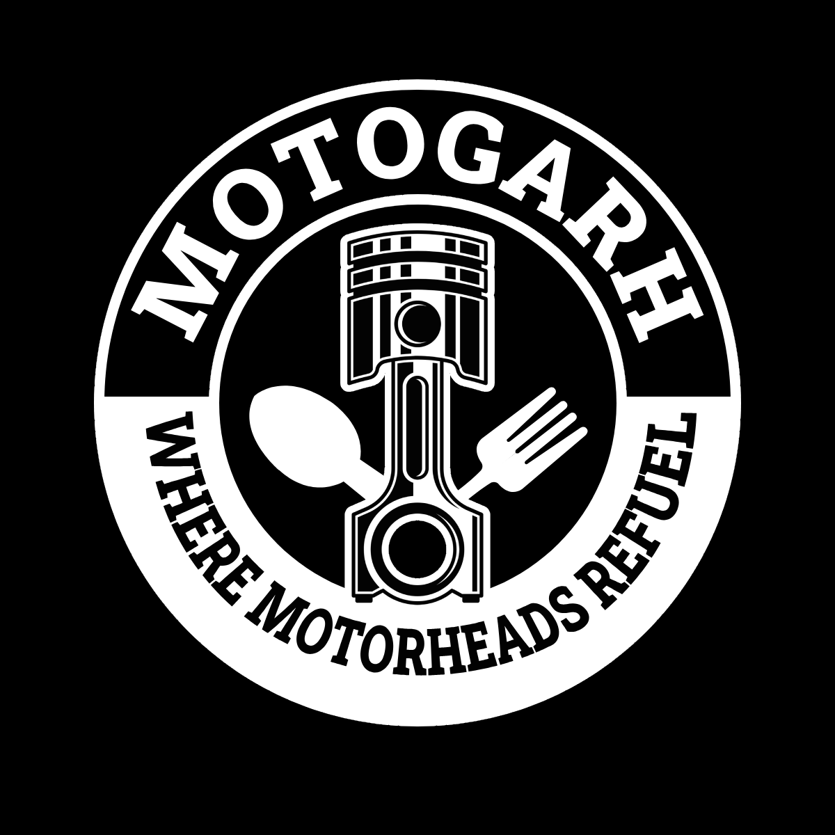 Motogarh – Biker Café Logo